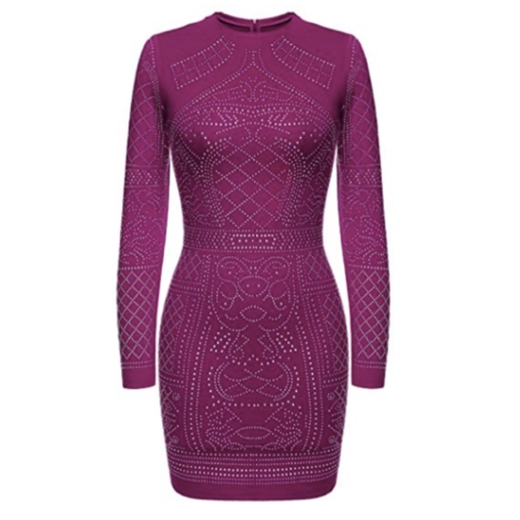 Dresses & Skirts - Magenta Bodycon Dress!